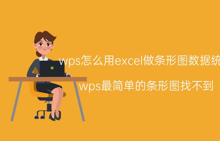 wps怎么用excel做条形图数据统计 wps最简单的条形图找不到？